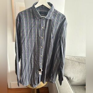 Polo Ralph Lauren Shirt Mens  Preppy Old Money Plaid Pony Button Down Shirt XXL